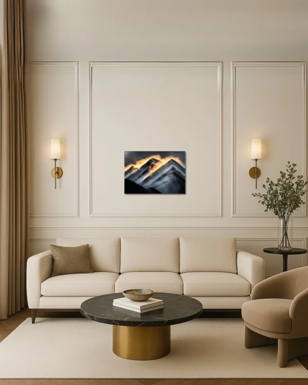 30 x 45 cm (2) Éveil des Montagnes – Tableau sur Toile