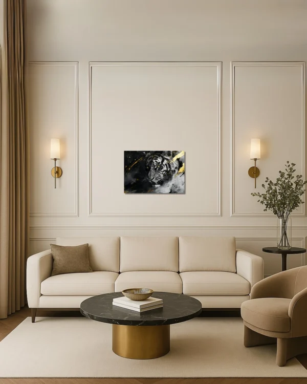 30 x 45 cm (2) Le Tigre Impérial – Tableau sur Toile