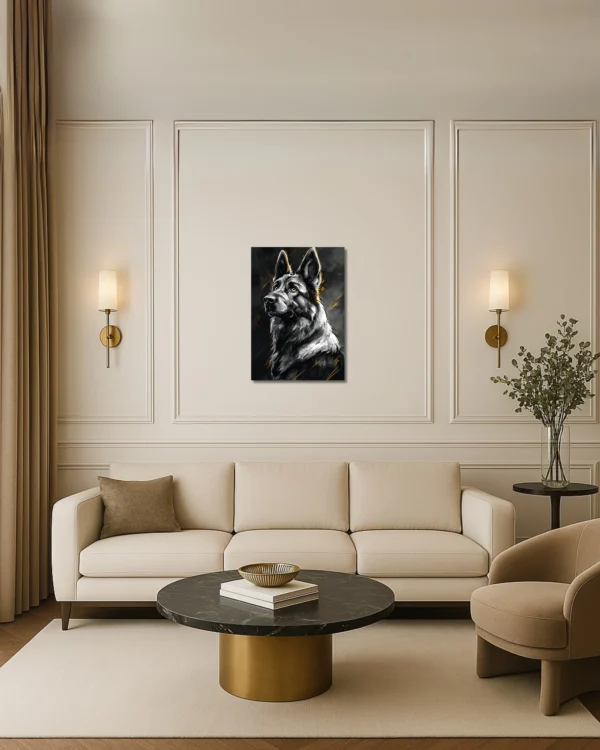 30 x 45 cm Loyal Compagnon – Tableau sur Toile