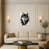 Fier Husky – Tableau sur Toile