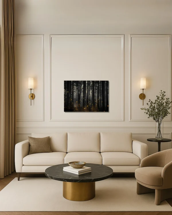 40 x 60 cm (2) Forêt Enchantée – Tableau sur Toile