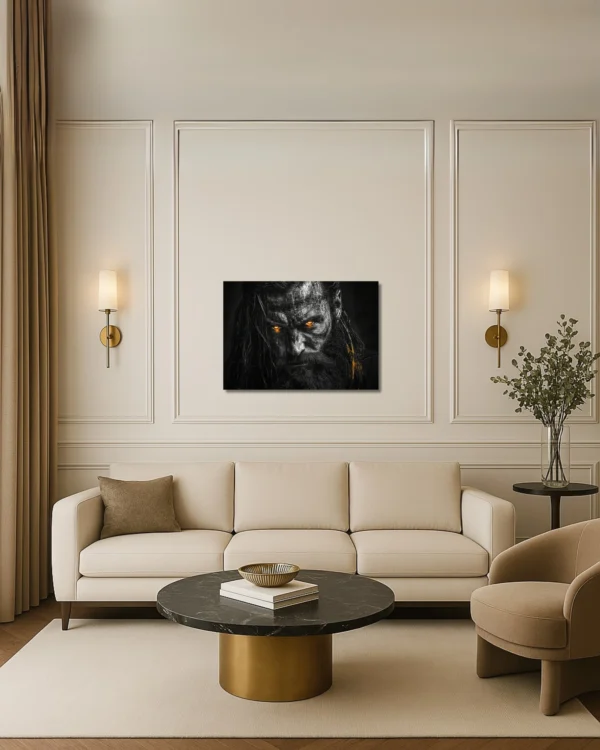 40 x 60 cm (2) L’Âme du Guerrier – Tableau sur Toile