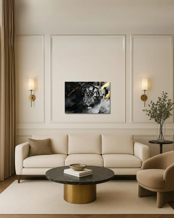 40 x 60 cm (2) Le Tigre Impérial – Tableau sur Toile