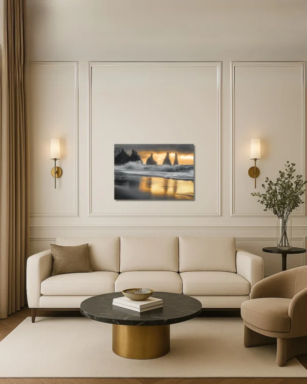 40 x 60 cm Rivage Mystique – Tableau sur Toile