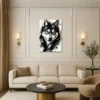 Fier Husky – Tableau sur Toile