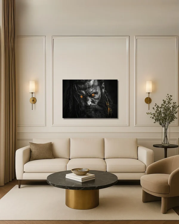 60 x 90 cm (2) L’Âme du Guerrier – Tableau sur Toile