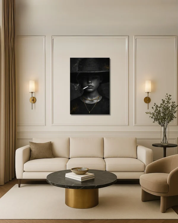 60 x 90 cm Ombres Captivantes – Tableau sur Toile