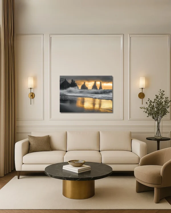 60 x 90 cm Rivage Mystique – Tableau sur Toile