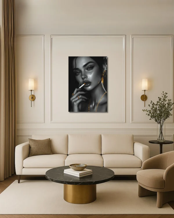 60 x 90 cm Beauté Rebelle – Tableau sur Toile