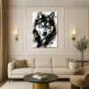 Fier Husky – Tableau sur Toile