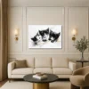 Trio de Tendresse – Tableau sur Toile