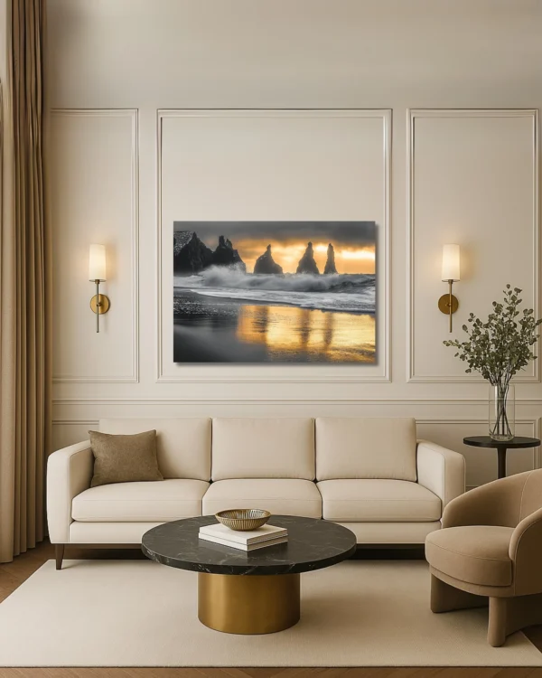 70 x 100 cm Rivage Mystique – Tableau sur Toile