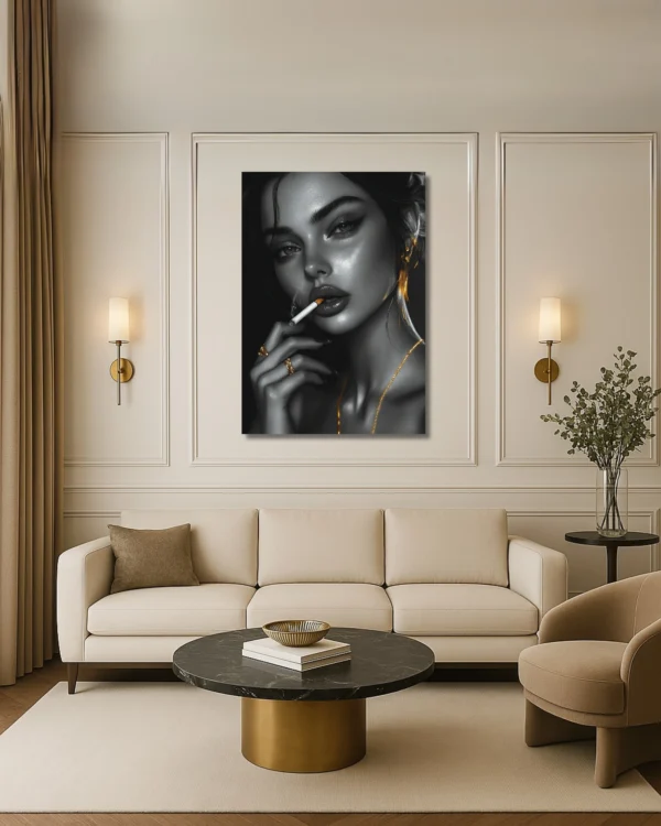 70 x 100 cm Beauté Rebelle – Tableau sur Toile