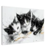 Trio de Tendresse – Tableau sur Toile
