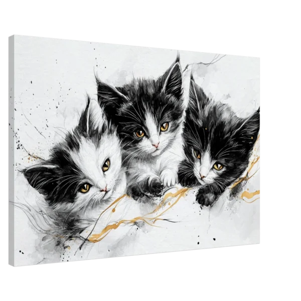 Trio de Tendresse – Tableau sur Toile
